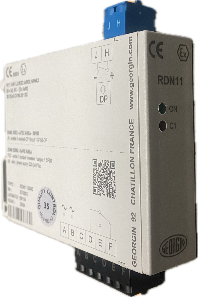 RELAI INTRINSEQUE TELERELEVE CPT GAZ 1 VOIE 230VAC (MBUS)