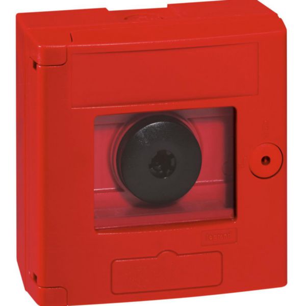 INTERRUPTEUR COUP DE POING COFFRET ROUGE DOUBLE POSITION POSE SAILLIE ICP001