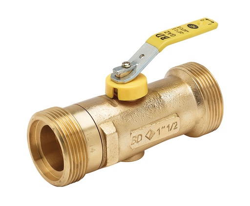 [BAN22013040] ROBINET D ARRET CAL40 500MB M/M JPG 2'' RAC40/49 POIGNEE NF NF078 ROC064 §