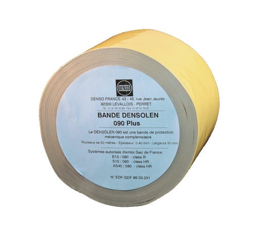 [DENO9030X30] BANDE DENSO O90 JAUNE PROTECTION MECANIQUE L30MM L30M AE GRDF EN12068 BAN923