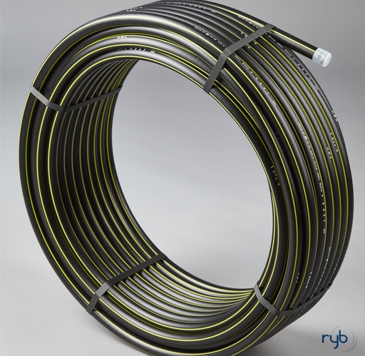 [ELY18953] TUBE PEHD 100 GAZ Ø32 MOP10 SDR11 EP3MM NF114 COURONNE 100M 8010058 TUGC032A §
