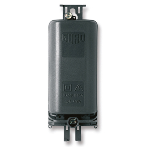 [TYCD41181-000] BOITIER FACADE COBOX-1FN-N 037997  + 1 PORTE FUSIBLE NOIR